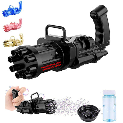 Rocket Launcher Electric Bubble Machine Gun for Toddlers