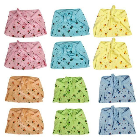 Kids Printed Nappy Set (Pack of 12)