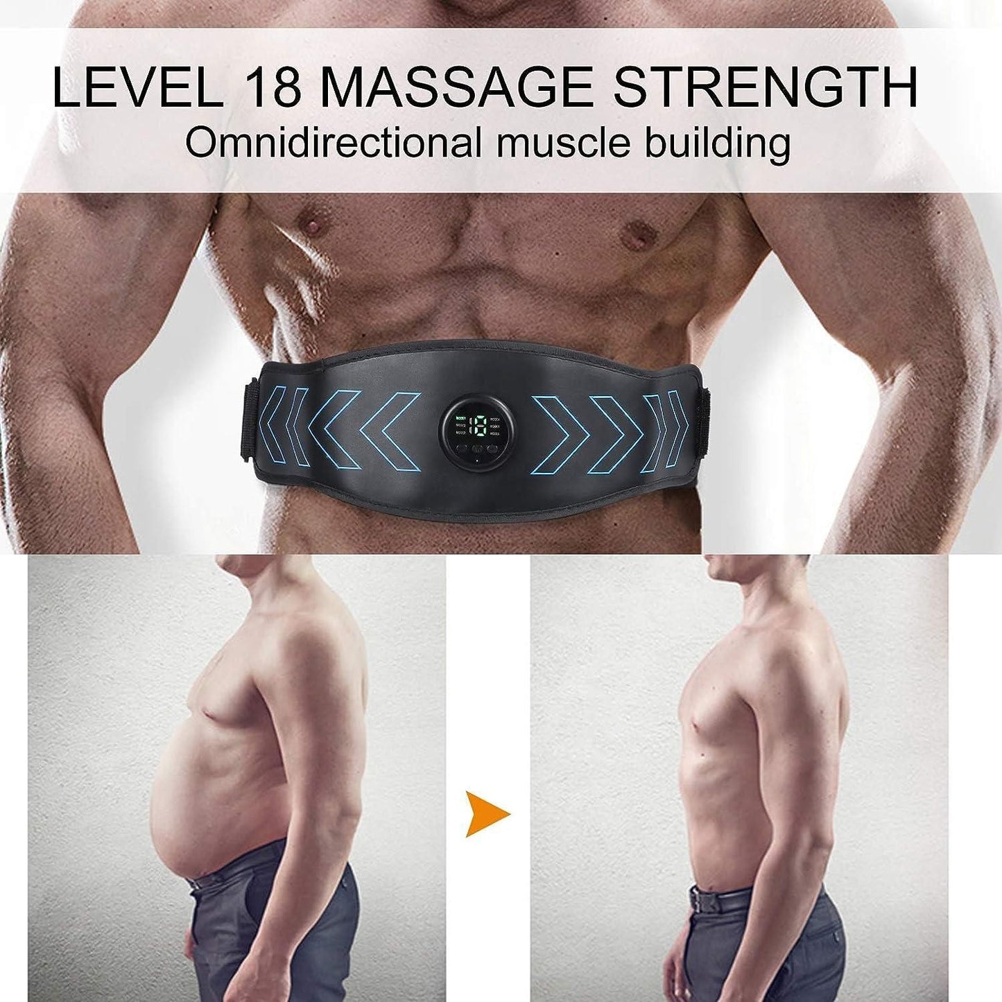 Abdominal Belt Muscle Stimulator Portable Belt