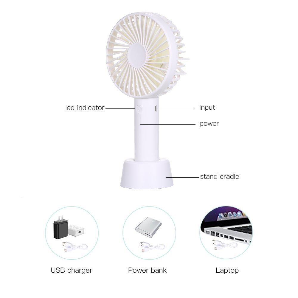 Portable Handheld Fan with Stand