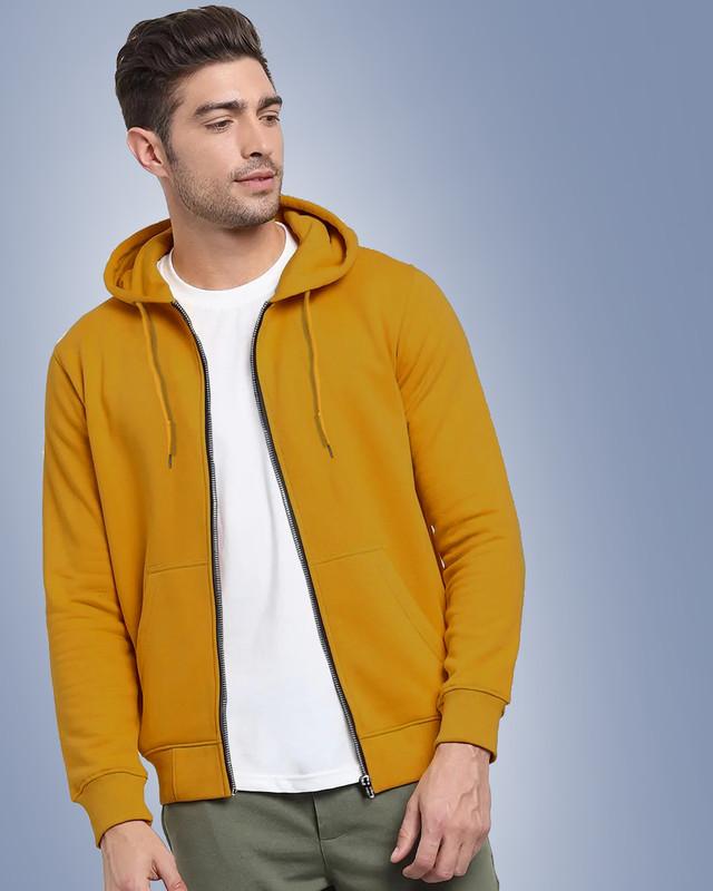 Zipper Hooded Sweatshirt