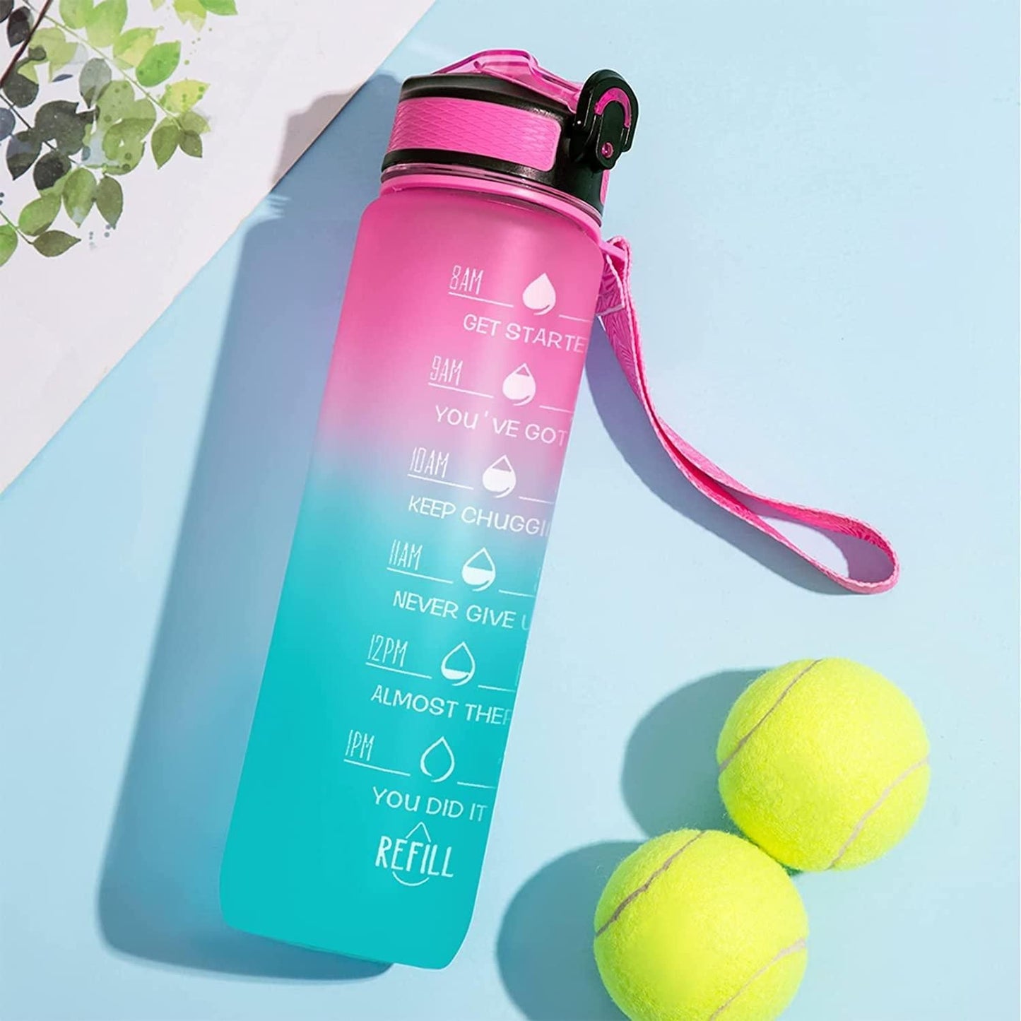 Sport Print Water Bottle Gym Water Bottle For Outdoor